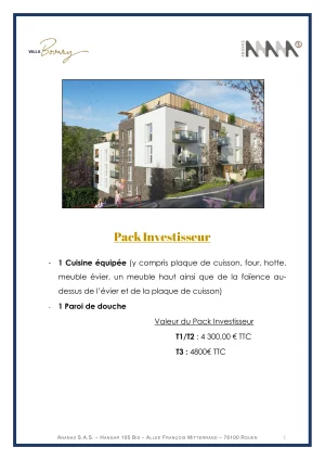 Villabovary kit pack investisseur