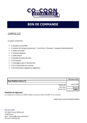 Campus137 kit pack meuble