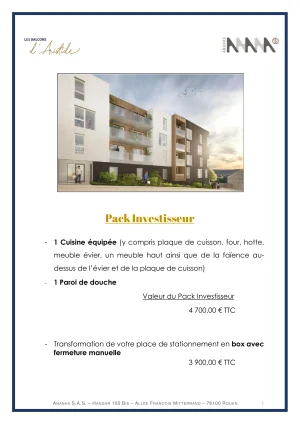 Balconaristide kit pack investisseur