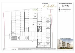 Balconaristide plan parkings